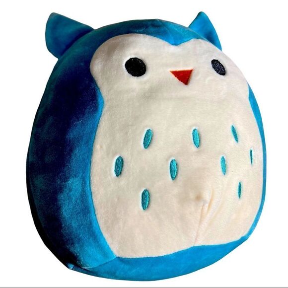 Official Squishmallows Winston The Owl Stuffed 8 inch Plush Toy - Turquoise - - Picture 1 of 8